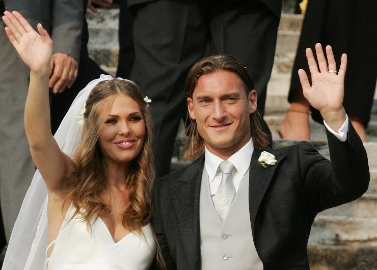 Blasi sposa il suo Bastian: la reazione di Totti