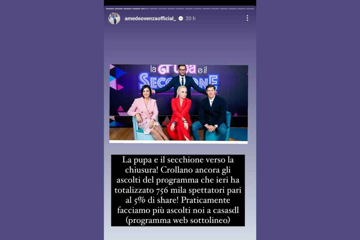 Calo programma Mediaset